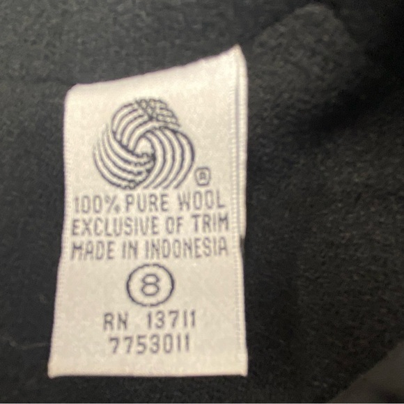 NEW VTG 100% Pure Wool Tuxedo Jacket Beaded Button Satin Lapel Luxury Lined - Picture 7 of 15